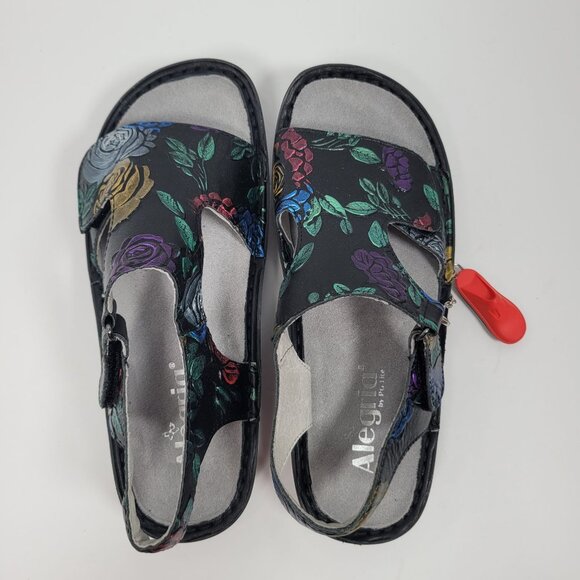 Alegria Viki Workwomanship Women's Embossed Sandals VIK-839 US Size 7 EU 37 - Picture 5 of 8